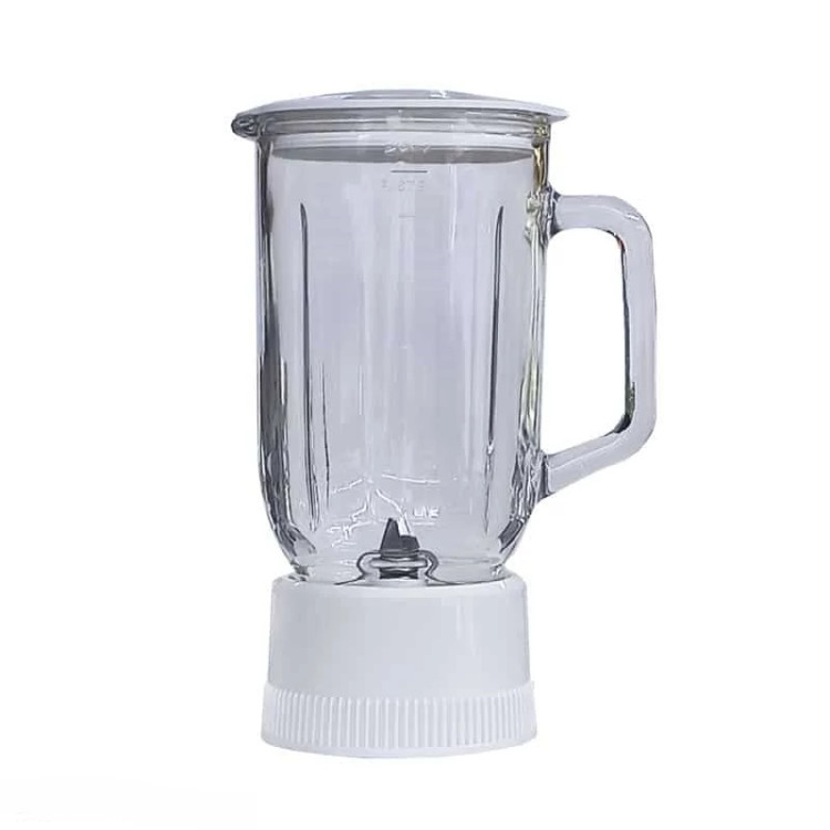 پارچ یدکی مخلوط کن مدل قطعه زیر پارچ آبمیوه گیری مدل کد 004 به همراه شیشه بلندر مناسب برای مخلوط کن پاناسونیک